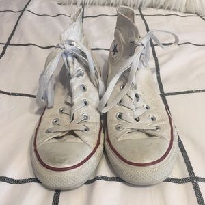 White High Top Converse